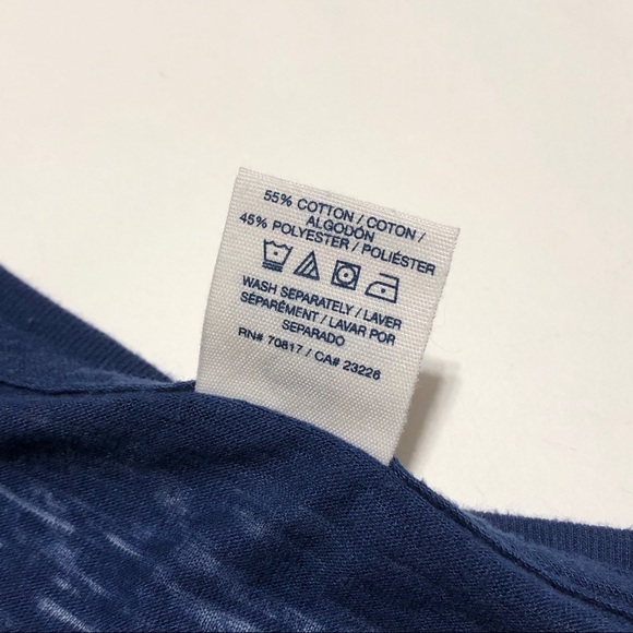 VS Pink Blue Burnout Top - Picture 7 of 9